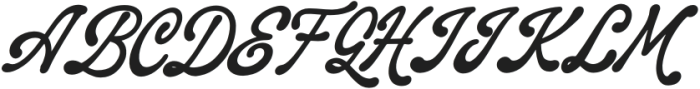 Replica Village Italic otf (400) Font UPPERCASE