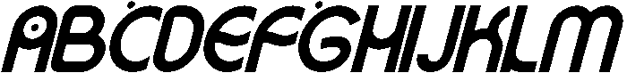 Represent Resilience Regular Italic otf (400) Font UPPERCASE