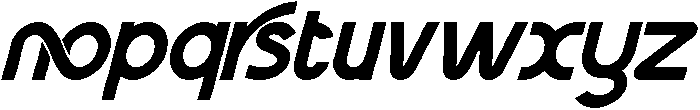 Represent Resilience Regular Italic otf (400) Font LOWERCASE