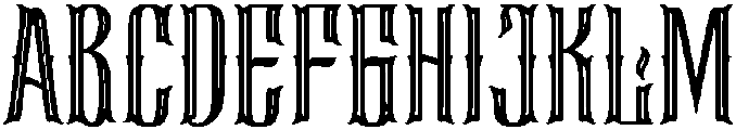 Requiem Regular otf (400) Font UPPERCASE