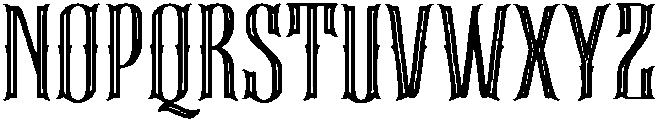 Requiem Regular otf (400) Font UPPERCASE
