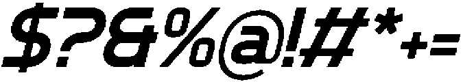 Resana Italic otf (400) Font OTHER CHARS