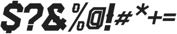 Rescueto Italic ttf (400) Font OTHER CHARS