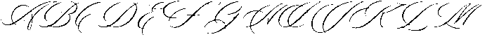 Reserve Std Script ttf (400) Font UPPERCASE
