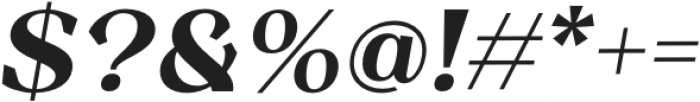 Resgak Bold Italic otf (700) Font OTHER CHARS