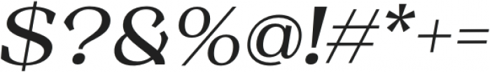 Resgak-Italic otf (400) Font OTHER CHARS