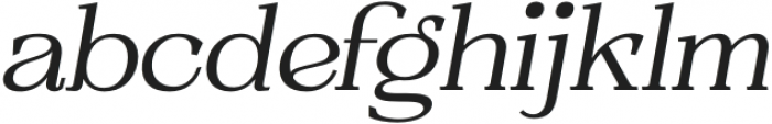 Resgak Light Italic otf (300) Font LOWERCASE