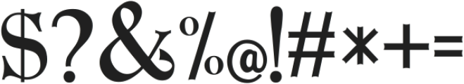 Resgold Willgets Serif Regular ttf (400) Font OTHER CHARS