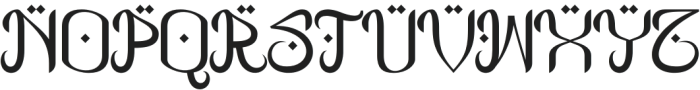 Reshana otf (400) Font UPPERCASE