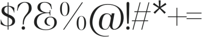 Reshnua-Regular otf (400) Font OTHER CHARS