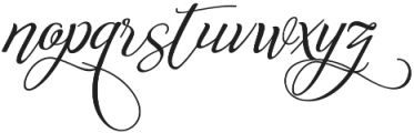 Reshuffle Alternate otf (400) Font LOWERCASE