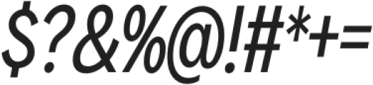 Resident Condensed Light Italic otf (300) Font OTHER CHARS