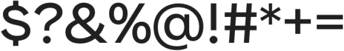 Resident Semilight otf (300) Font OTHER CHARS