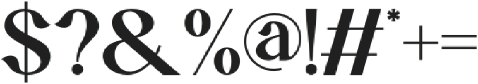 Resien Regular otf (400) Font OTHER CHARS