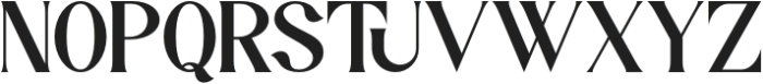 Resien Regular otf (400) Font UPPERCASE