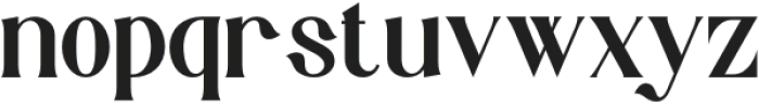 Resien Regular otf (400) Font LOWERCASE