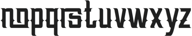 Resilience Challenges Regular otf (400) Font LOWERCASE