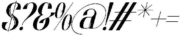 Resilience Expressed Regular Italic otf (400) Font OTHER CHARS
