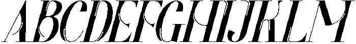 Resilience Expressed Regular Italic otf (400) Font UPPERCASE