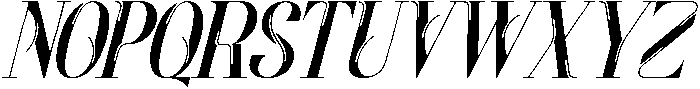Resilience Expressed Regular Italic otf (400) Font UPPERCASE