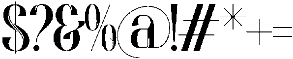 Resilience Expressed Regular otf (400) Font OTHER CHARS
