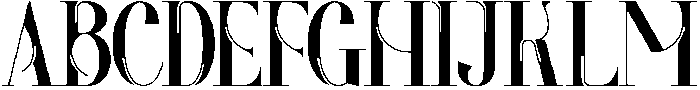 Resilience Expressed Regular otf (400) Font UPPERCASE