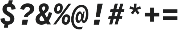 Resist Mono SemiBold Italic otf (600) Font OTHER CHARS