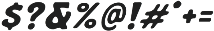 Resola Inked Oblique otf (400) Font OTHER CHARS