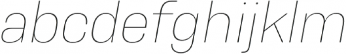 Resolve Sans Ultralight Ita otf (300) Font LOWERCASE