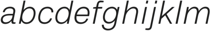 Resonate Extra Light Italic otf (200) Font LOWERCASE