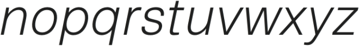 Resonate Extra Light Italic otf (200) Font LOWERCASE