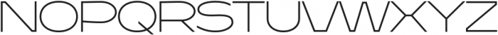 Resotho Thin otf (100) Font LOWERCASE