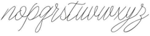 Respect Signature Regular otf (400) Font LOWERCASE
