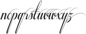 Respective Swashes ttf (400) Font LOWERCASE