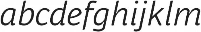 Respublika FY Light Italic otf (300) Font LOWERCASE