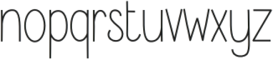 Restiana Belovida Regular otf (400) Font LOWERCASE