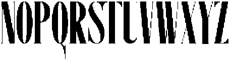 Restiv Regular otf (400) Font UPPERCASE