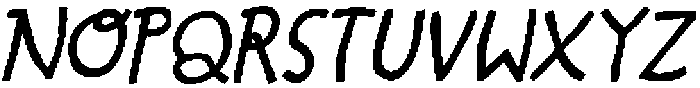 Restless Sea Italic otf (400) Font UPPERCASE