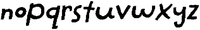 Restless Sea Italic otf (400) Font LOWERCASE