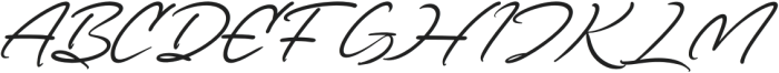 Restofa Poliski Italic Italic otf (400) Font UPPERCASE