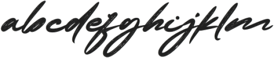 Restollia Script Regular otf (400) Font LOWERCASE