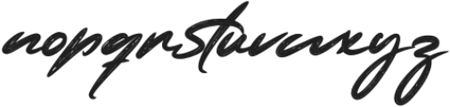 Restollia Script Regular otf (400) Font LOWERCASE