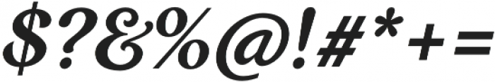 Restora Bold Italic otf (700) Font OTHER CHARS