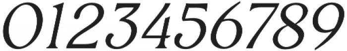 Restora Light Italic otf (300) Font OTHER CHARS
