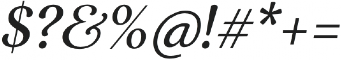 Restora Neue Medium Italic otf (500) Font OTHER CHARS