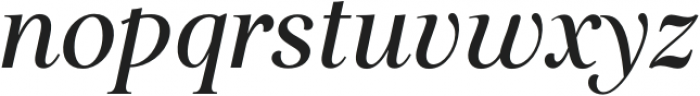 Restora Neue Medium Italic otf (500) Font LOWERCASE