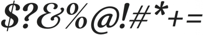 Restora Neue SemiBold Italic otf (600) Font OTHER CHARS