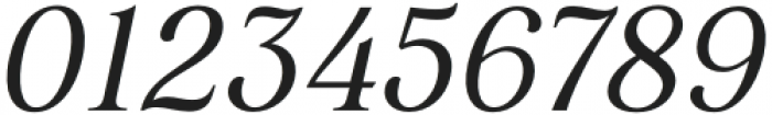 RestoraNeue-Italic otf (400) Font OTHER CHARS