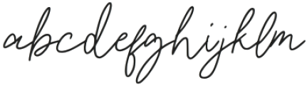 Restore Signature Regular otf (400) Font LOWERCASE