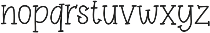 RestuEmbah otf (400) Font LOWERCASE